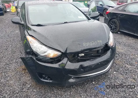 2012 Hyundai Elantra Gls (Ulsan Plant) z USA, uszkodzony, nr VIN KMHDH4AE7CU326141